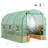 Walk-in Tunnel Greenhouse, 10 x 7 x 7 ft Hoop House Greenhouse Tunnel with Watering System, Plant Hot House with Steel Frame, PE Cover, Roll-Up Zipper Door and 6 Windows for Outdoors, Green