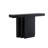 Gederts Console Table, Black Mirrored Finish AC03870