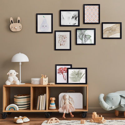 Black Picture Frames with Ivory Mat