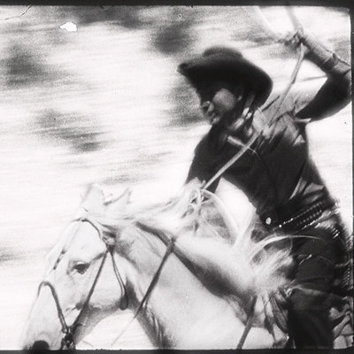 16mm Cowboy III Print by Chris Dunker