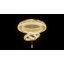 Lustre rond en cristal à 3 niveaux DEL-885731145