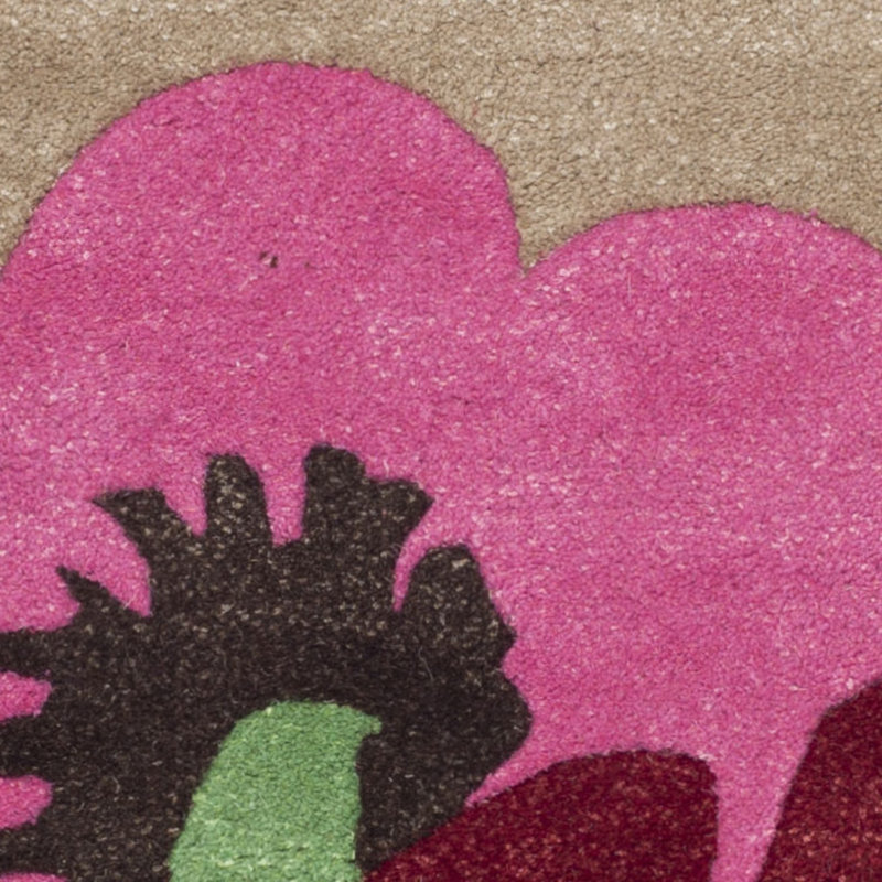 Bella Multicolor 2'3" x 9'0" Hand-Tufted Wool Runner Rug