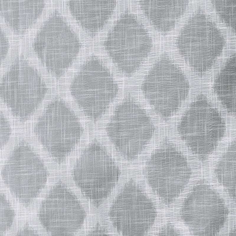 Rideau occultant en jacquard avec œillets, Gris, L 50,2 po x L 84,06 po