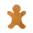 Gingerbread Man Pine Wood Board - 15" x 11.5"