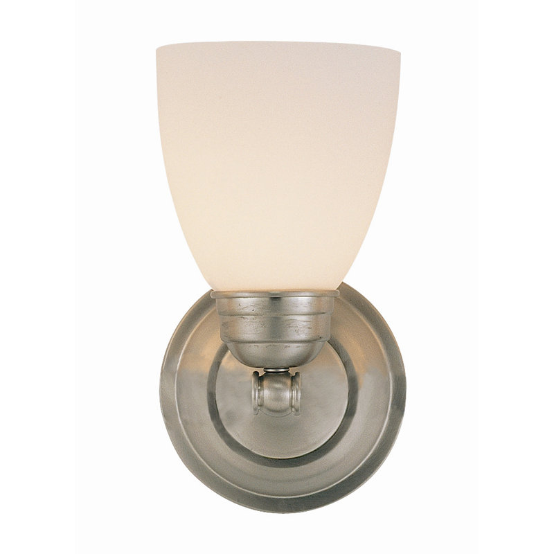 Clairese Armed Sconce, Brushed Nickel