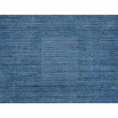Tapis oriental en laine douce et moelleuse, ton sur ton, tissé à la main, bleu denim, 5 pi x 7 pi 1 po 9B91B5CAD61F4B3C826487FAEC4F5A54