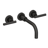 East Linear Wall Mount Bathroom Faucet