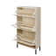 Range-chaussures 3 portes Natural Rattan