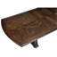 Table de salle à manger classique en chêne foncé avec rallonge pour 8 sièges - décor traditionnel détails formels 8