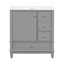 Meuble-lavabo avec lavabo, tablette et tiroirs-736150098-736150111