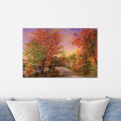 «Autumn’s Color of Fashion», reproduction d'art sur toile