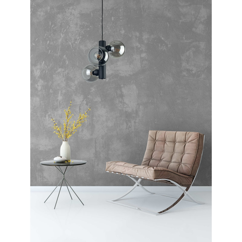 Anttwan 3 - Light Chandelier, Black