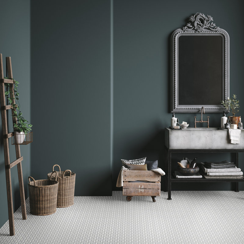 Spiral Porcelain Mosaic Grid Wall & Floor Tile