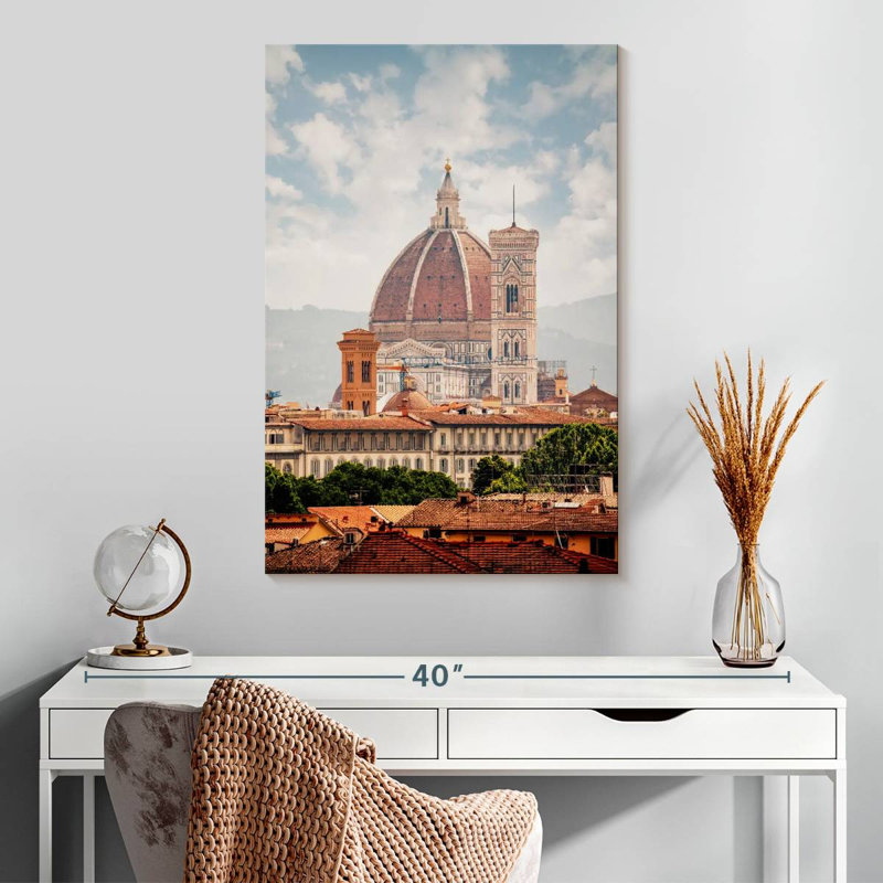 Cathedral In Florence, 30" H x 20" W