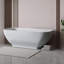 Baignoire de trempage autoportante en porcelaine 67 "x 29,5"