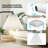 Pepin Arched Floor Lamp With Remote Control, 1000 Lumens LED Edison Bulb Included and Pleated Fabric Shade-1368156358