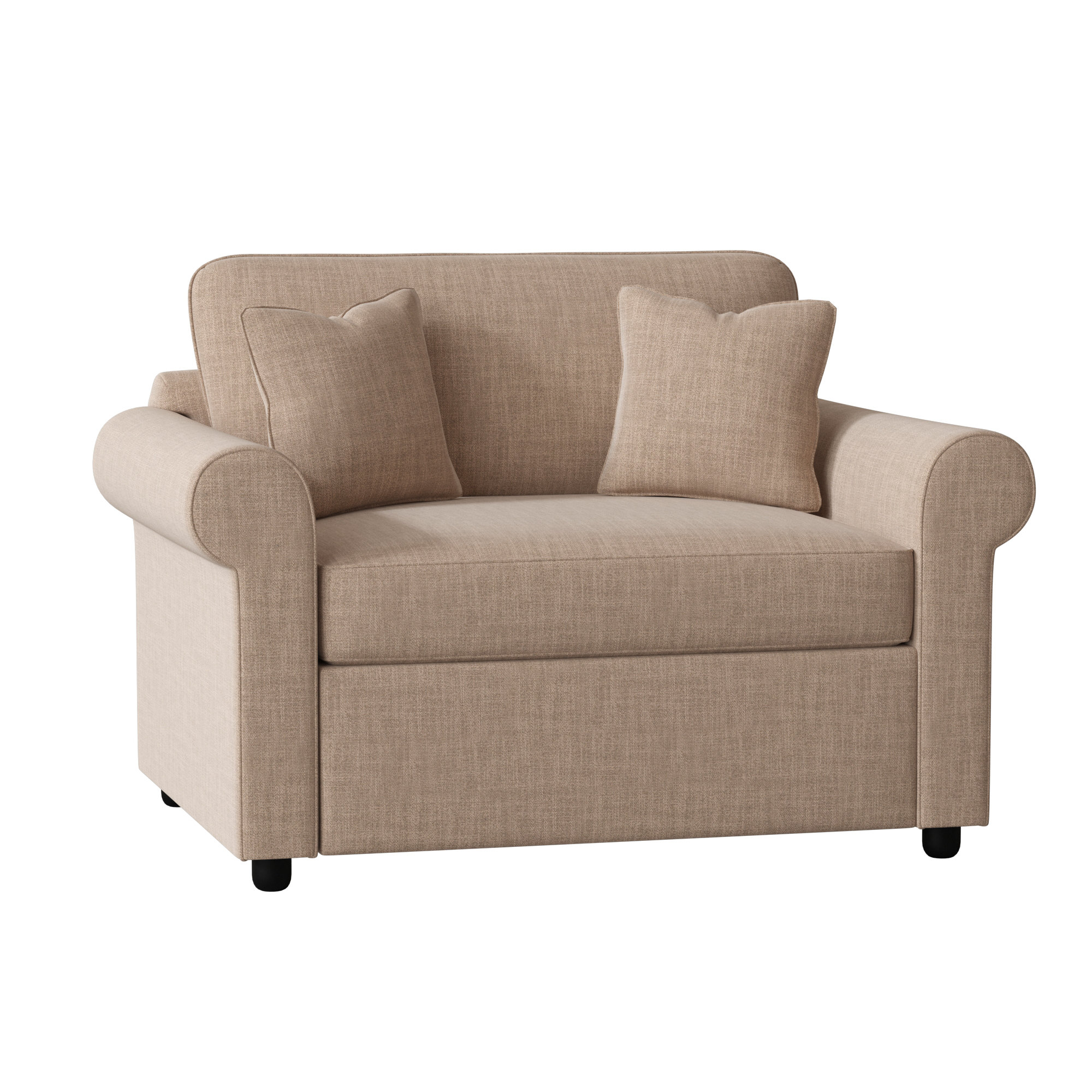 Warrington Upholstered Accent Chair, Conversation Linen