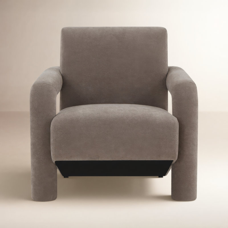 Batula Upholstered Armchair, Dark Brown 100% Polyester