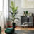 72'' Faux Palm Tree in Metal Planter