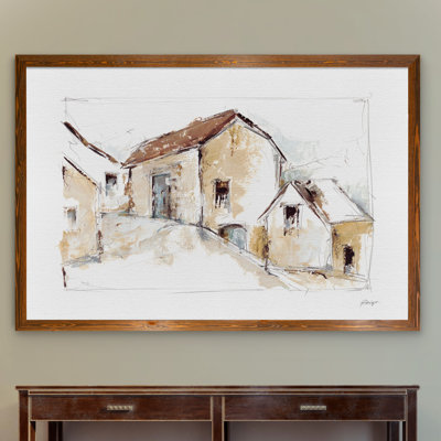 « quiet streets ii » par paul cezanne-photo-cadre, reproduction d’art
