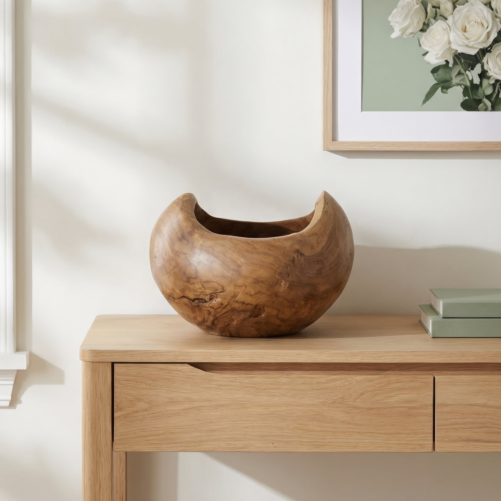 Elvera Solid Wood Decorative Bowl 1