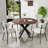 5 - Piece Round Pedestal Dining Set-727688977-727688976