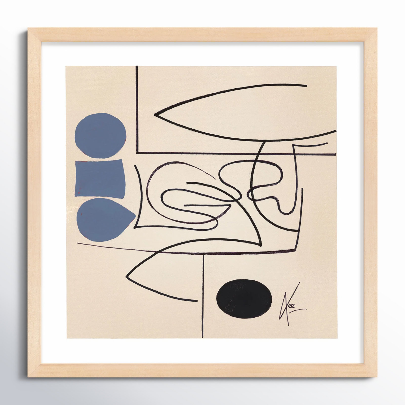 Reflection 2 by Lee Lessem, Brown, 24" H x 24" W x 1.25" D