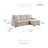 Corburn 86" W 2-Piece Upholstered Sleeper Sectional with Storage Chaise-887227683