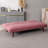 Jolee 70.4" Mid Century Modern Velvet Armless Convertible Futon, Twin Size-1439845803