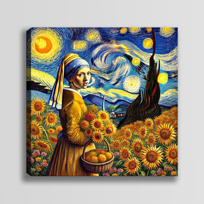 Peinture décorative sur toile