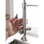 Robinet de cuisine moderne avec ressorts robustes et robinet de pré-rinçage en nickel brossé-718643100