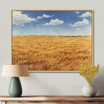 Dragulina Meadow Golden Fields of Corn I - prairie, art mural grand