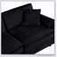 Fauteuil modulaire moderne avec assise profonde et revêtement en chenille pour un confort de salon flexible-868938498