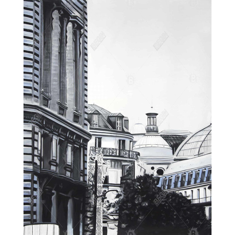 Historic Downtown - Hyperrealist Framed Canvas | Home Decor