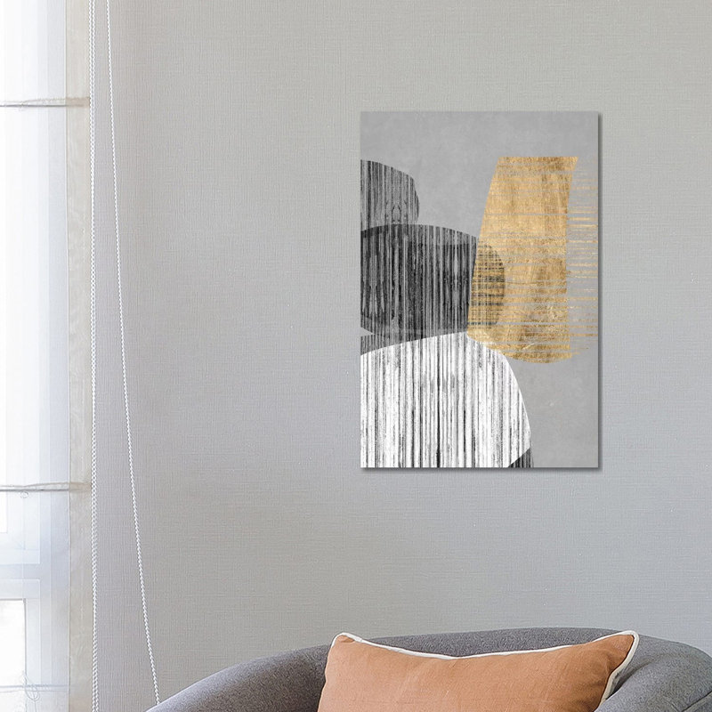 Adjacent Shapes II by Jennifer Goldberger - Wrapped Canvas Print, 66.04cm H x 45.72cm W x 1.905cm D