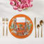 Serviettes de table en satin de coton