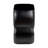  Transitional 16" Black Solid Wood Figurine End Table