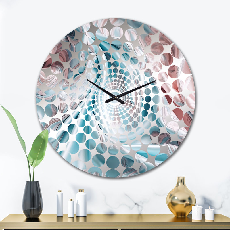 Toria - Horloge murale abstraite en marbre, Grand