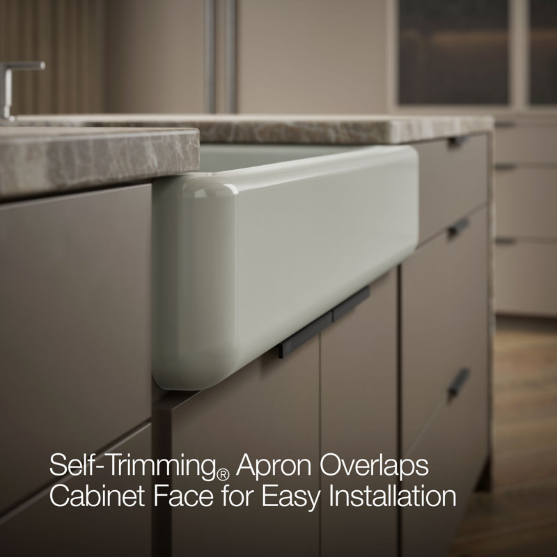 Whitehaven® 30" L x 22" W Farmhouse Kitchen Sink, Sea Salt