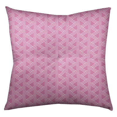 Coussin de sol zig zag classique