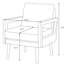 Mid-Century Armchair , Accent Chair with Chenille Armrest & Soft Cushion-1156556528