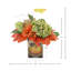 Arrangement de feuilles d'hortensias et de magnolias d'automne Lohman