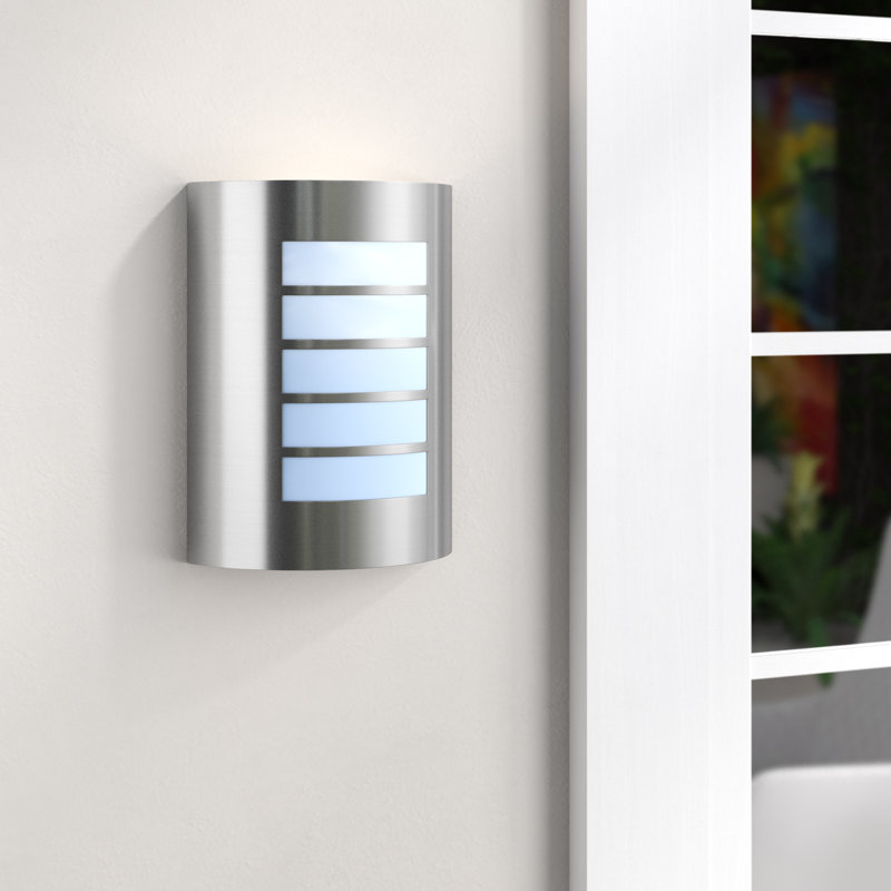 Elsea Wall Light, Stainless Steel