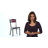 Jyun Decorative 4 Square Back Metal Restaurant Chair-2010121782