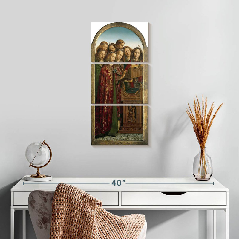 Singing Angels, H 27 po x l 12 po