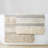 Woven Texture Stripe Bath Rug Grey 22X58"-1701997807-1701997805