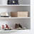 White Wall Mounted Wood Closet System