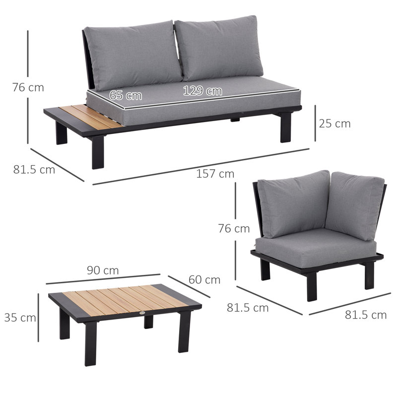 Glenhaven 5 - Person Seating Group with Cushions