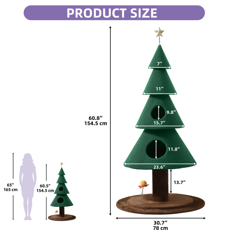 Arbre de Noël arbre à chat