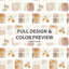 Ensemble de literie à carreaux 3 pièces - Ensemble de housse de couette et de coussins Modern Neutral Grid-124289079